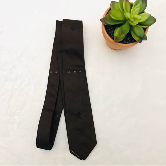 CHRISTIAN DIOR Silk Neck Tie - Picture 2 of 6